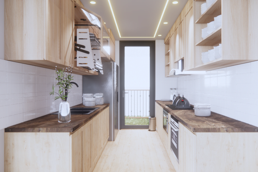 kitchen set scandinavian