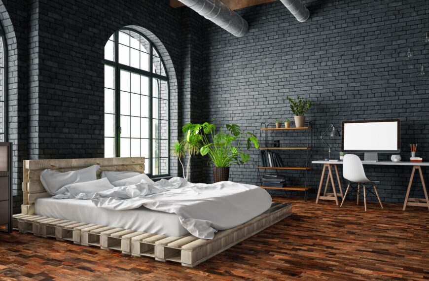ruang kerja minimalis di kamar
