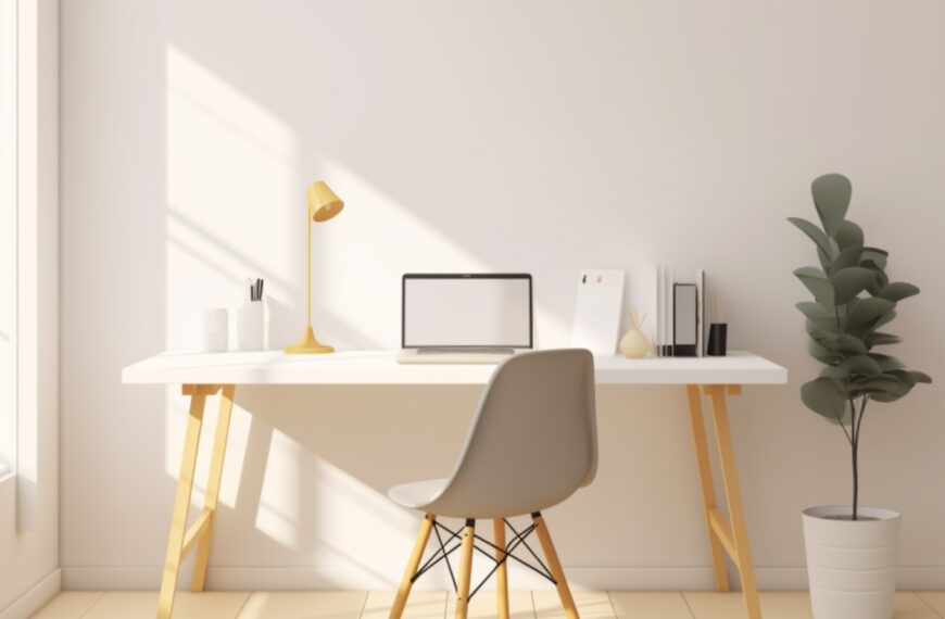 Ruang kerja minimalis di rumah